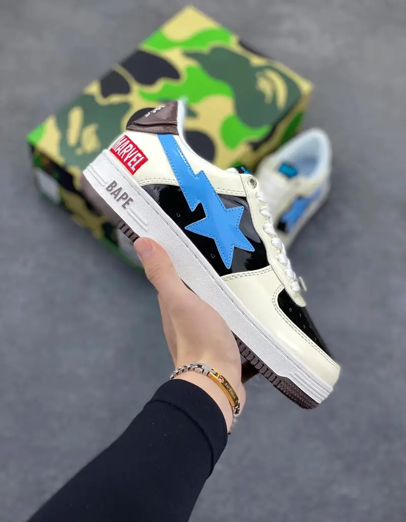 Bape SK8 ( Tons Of Colorways ) — Beige colorway — Kakobuy Spreadsheet photo