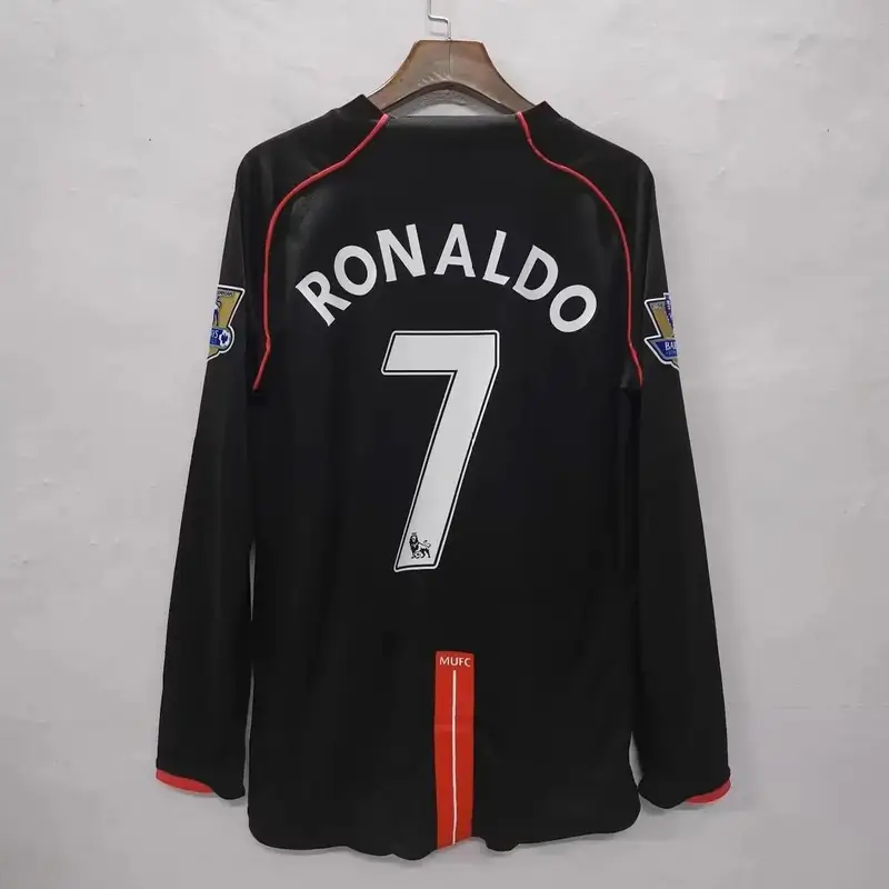 Manchester United Retro Jersey 07-08 — 0708 Manchester United Long Sleeve Ronaldo Away colorway — Kakobuy Spreadsheet photo