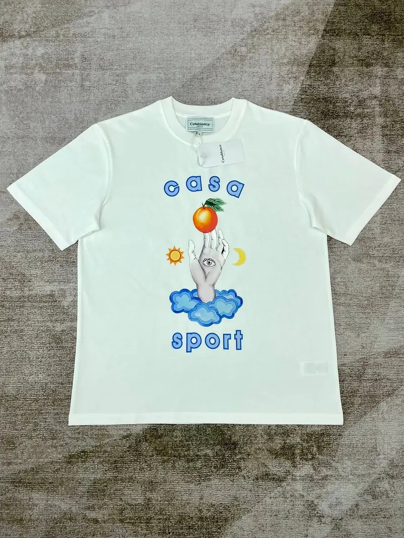 Casablanca T-Shirt — White 18 colorway — USFans Spreadsheet photo