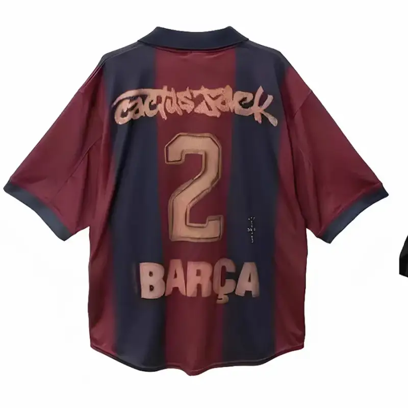 Cactus Jack x Spotify FC Barcelona Shorts — Barcelona Jacket Print No. 2 colorway — Kakobuy Spreadsheet photo