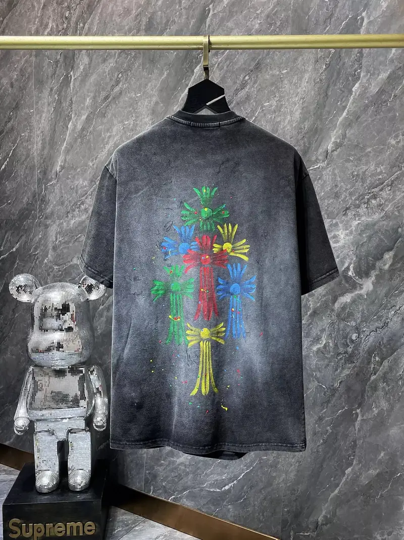Chrome Hearts Leather Tee — 8780 water washing colorway — USFans Spreadsheet photo