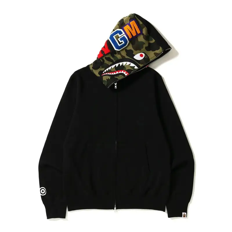 Bape Shark Hoodie (More CW) — 803 black colorway — USFans Spreadsheet photo
