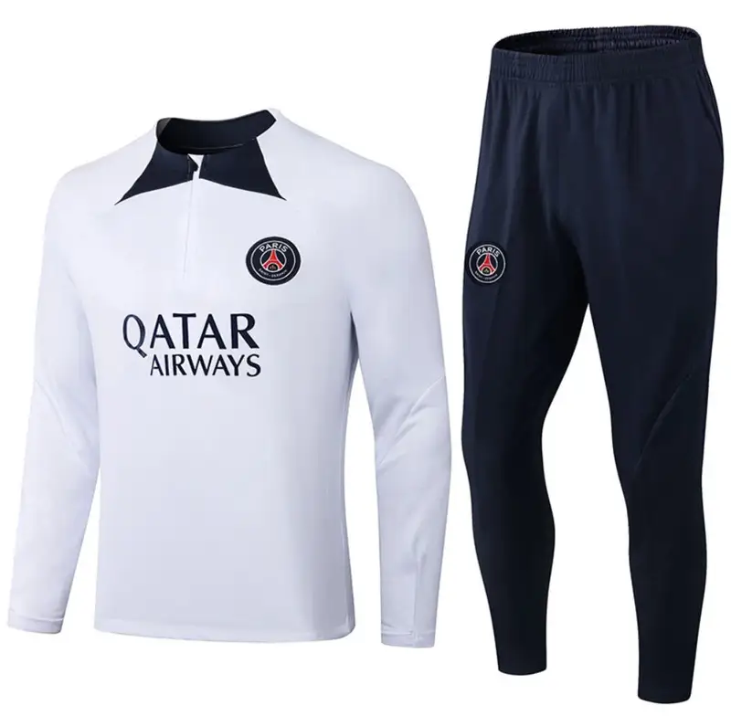Football Set Tracksuit — 2223 Paris White colorway — USFans Spreadsheet photo