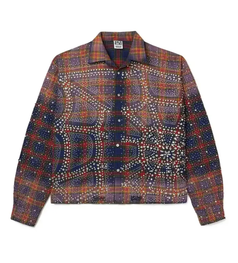 Vale Forever Chocolate Flannel Hoodie — Red colorway — Kakobuy Spreadsheet photo