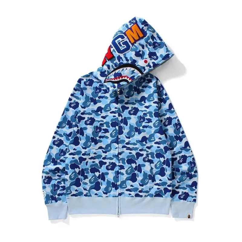 Bape Shark Hoodie — 8361 blue colorway — USFans Spreadsheet photo
