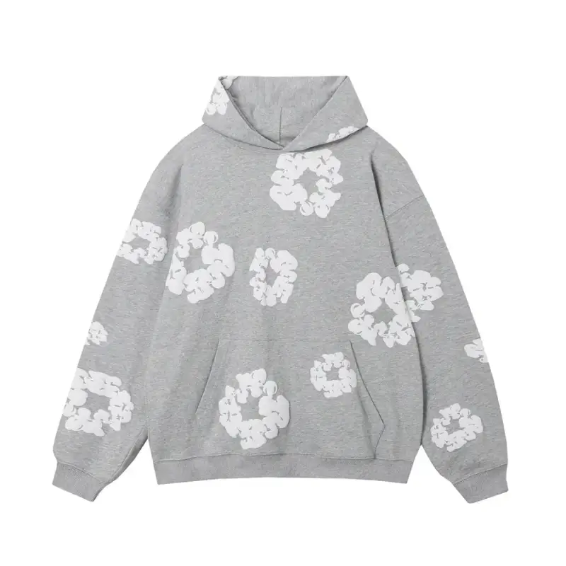 Denim Tears Hoodie — gray [coat]] colorway — USFans Spreadsheet photo