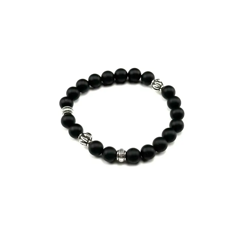 Chrome Hearts Beat Bracelet — Matte black agate colorway — USFans Spreadsheet photo