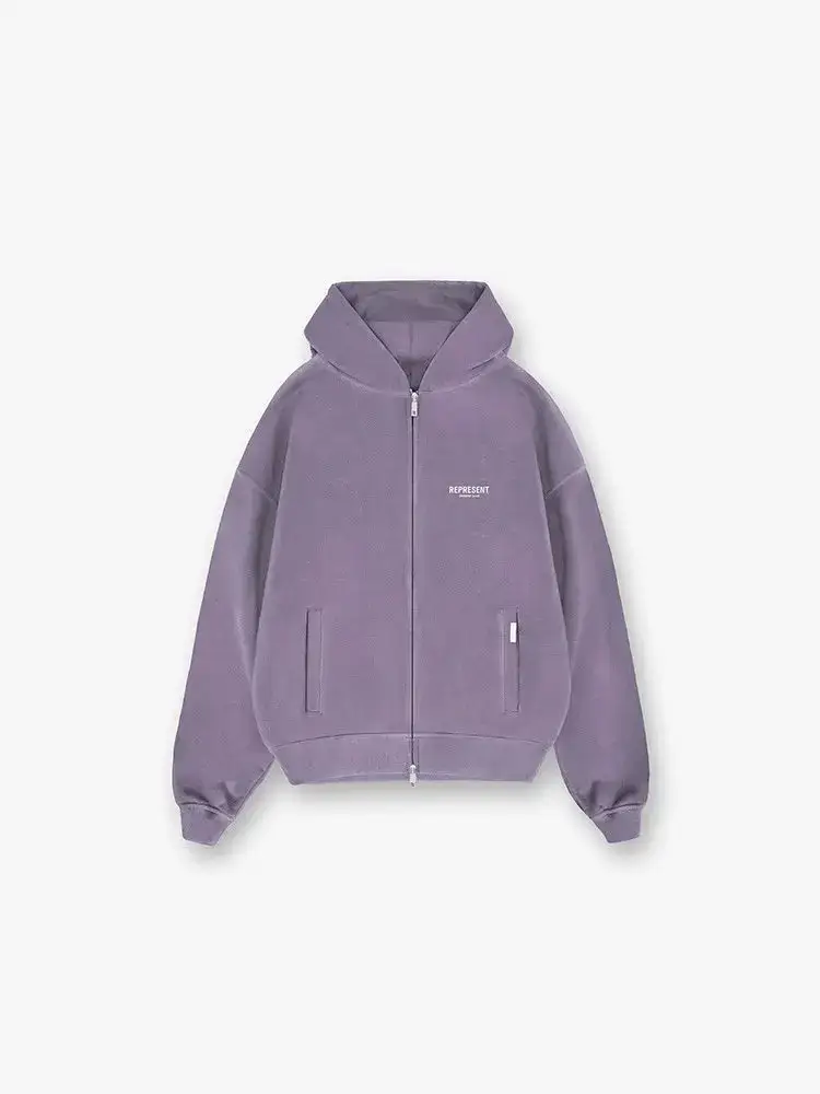 Zip Hoodie Represent — Purple colorway — USFans Spreadsheet photo