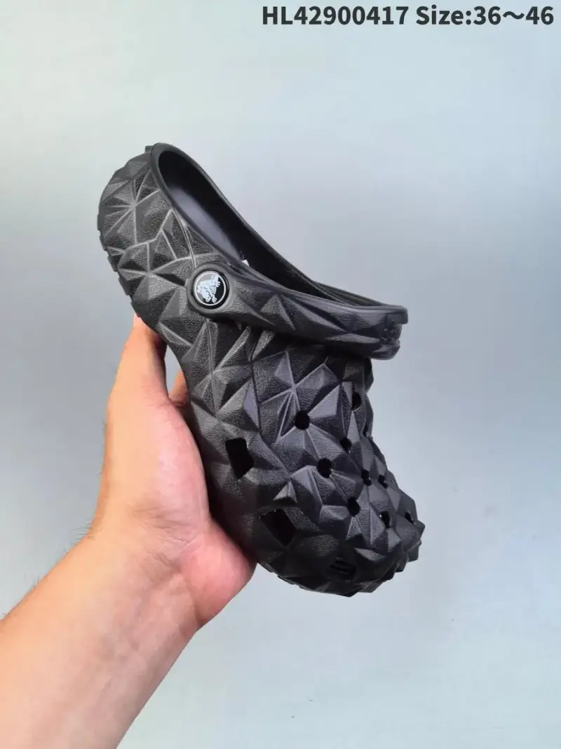 Crocs EVA Shoes — black colorway — USFans Spreadsheet photo