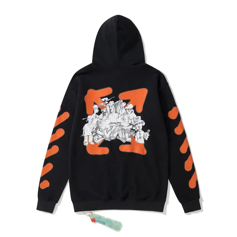 Off-White Hoodies — 871# black terry colorway — Kakobuy Spreadsheet photo