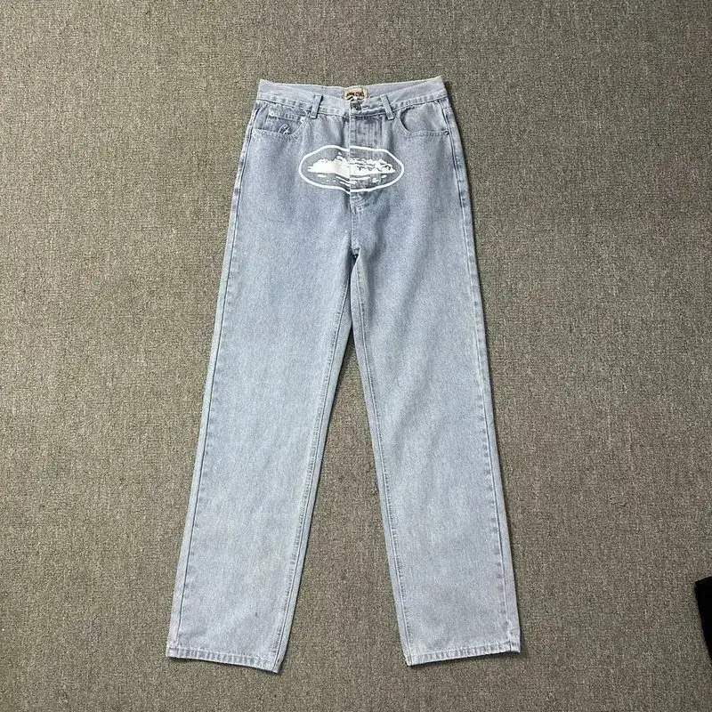 Corteiz jeans short — 8015 blue colorway — USFans Spreadsheet photo
