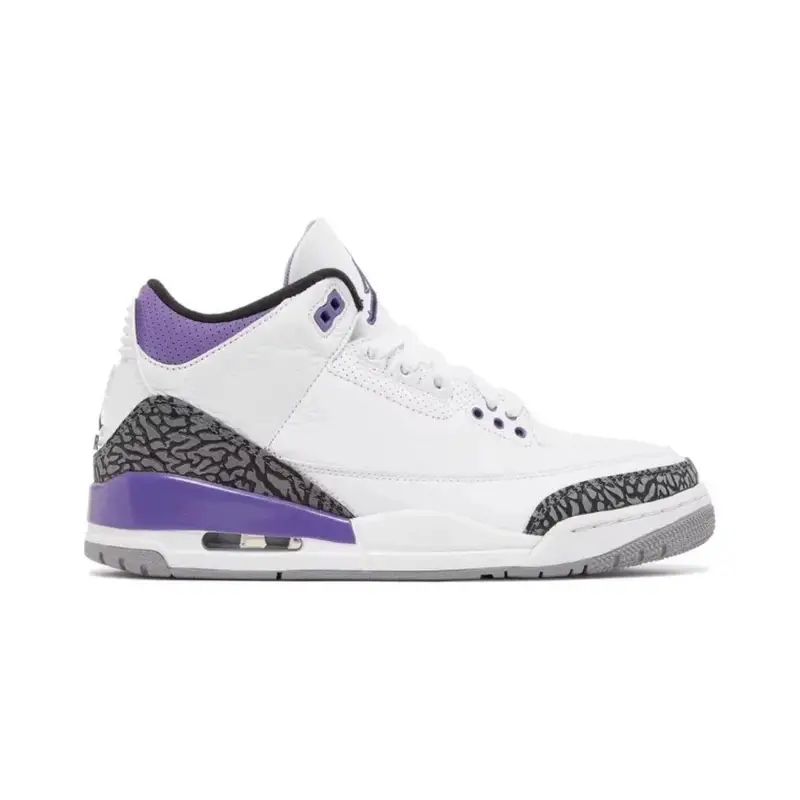Jordan 3 Black Cat — Dark Iris colorway — USFans Spreadsheet photo