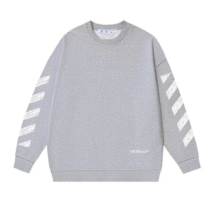 Off-White White Crewneck — 126 flower gray colorway — USFans Spreadsheet photo