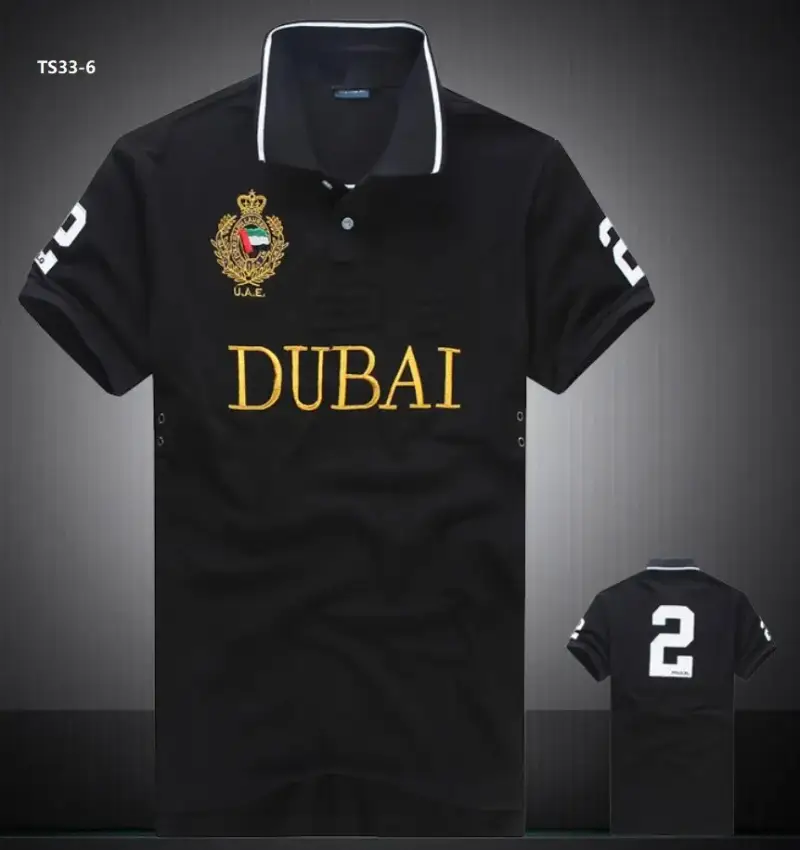 Ralph Lauren City Series Polo Shirt — Dubai Black colorway — USFans Spreadsheet photo