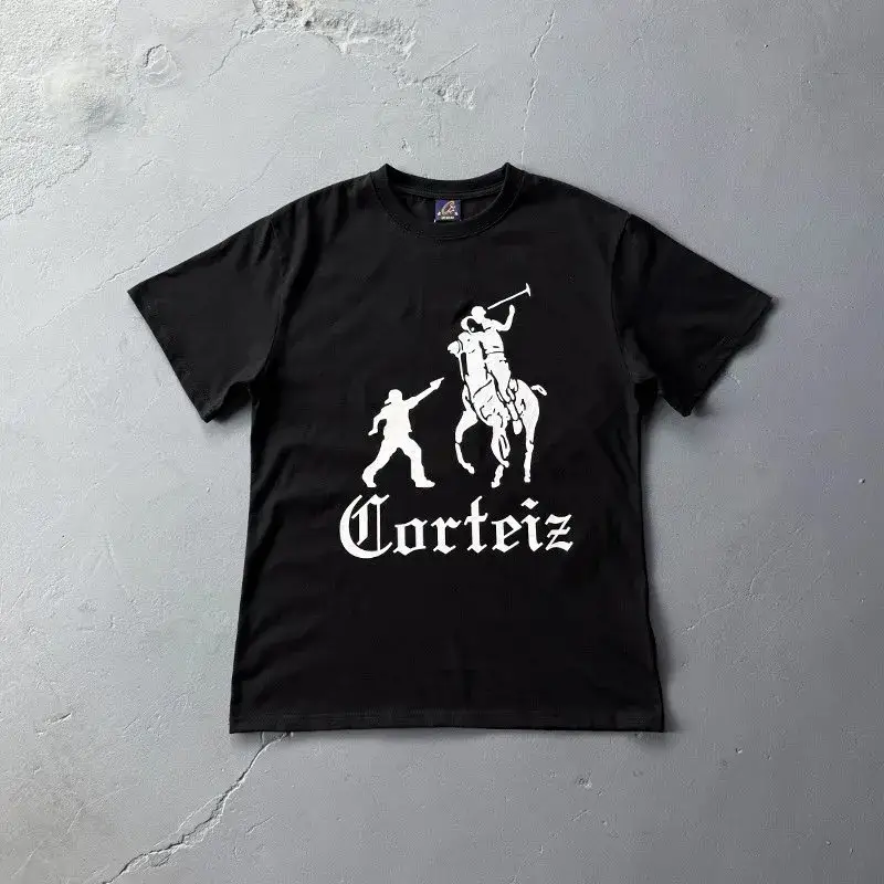Corteiz T-shirts — black colorway — USFans Spreadsheet photo
