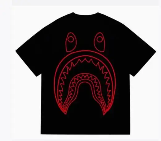 Bape x Stussy Tee — 215 black red colorway — USFans Spreadsheet photo