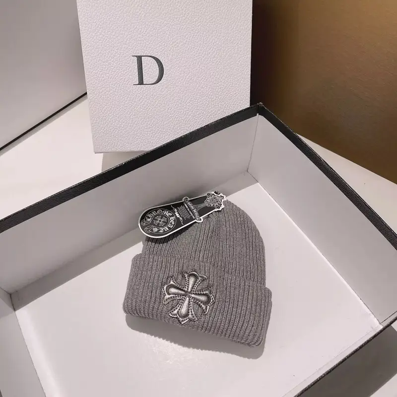 Chrome hearts beanie — grey colorway — USFans Spreadsheet photo