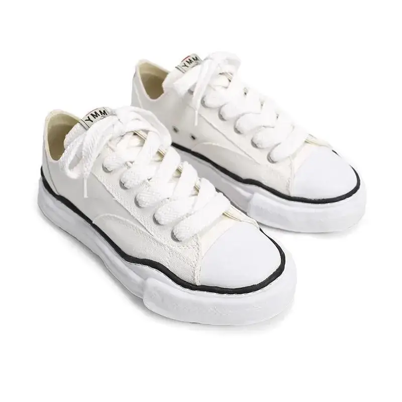 Mihara Trainers — Canvas white low cut colorway — Kakobuy Spreadsheet photo
