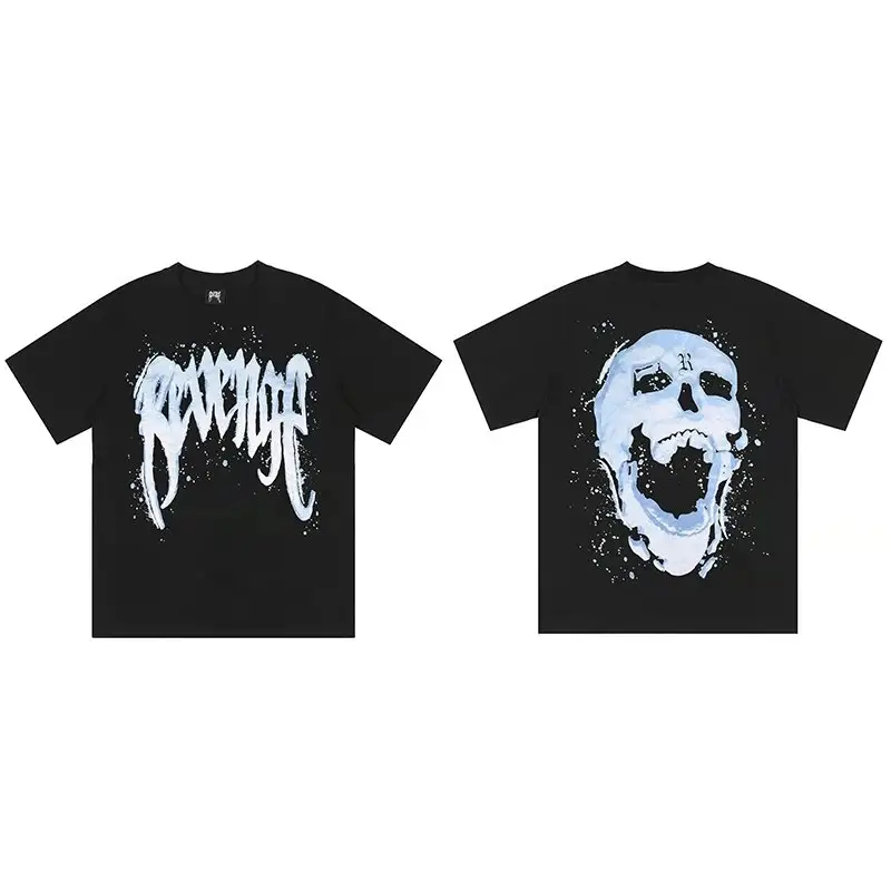 Revenge T-Shirts — Black Snowy Flutter colorway — Kakobuy Spreadsheet photo