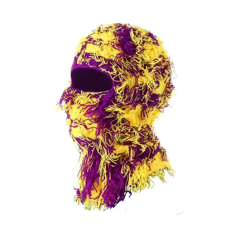 Yeat Mask — purple yellow whiskers colorway — USFans Spreadsheet photo