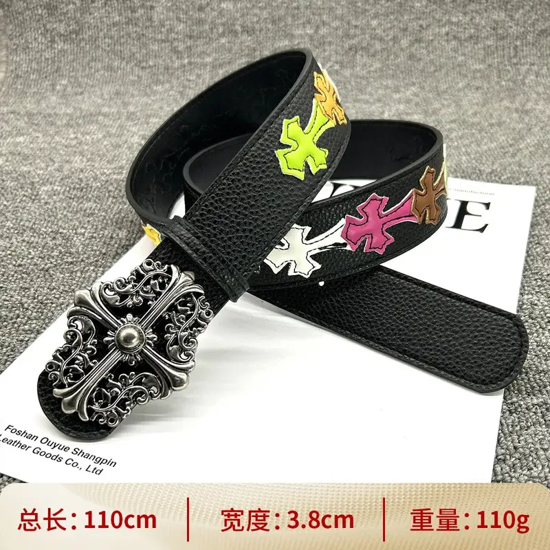 Chrome Hearts belt — [button pattern 110cm] color cross belt colorway — USFans Spreadsheet photo