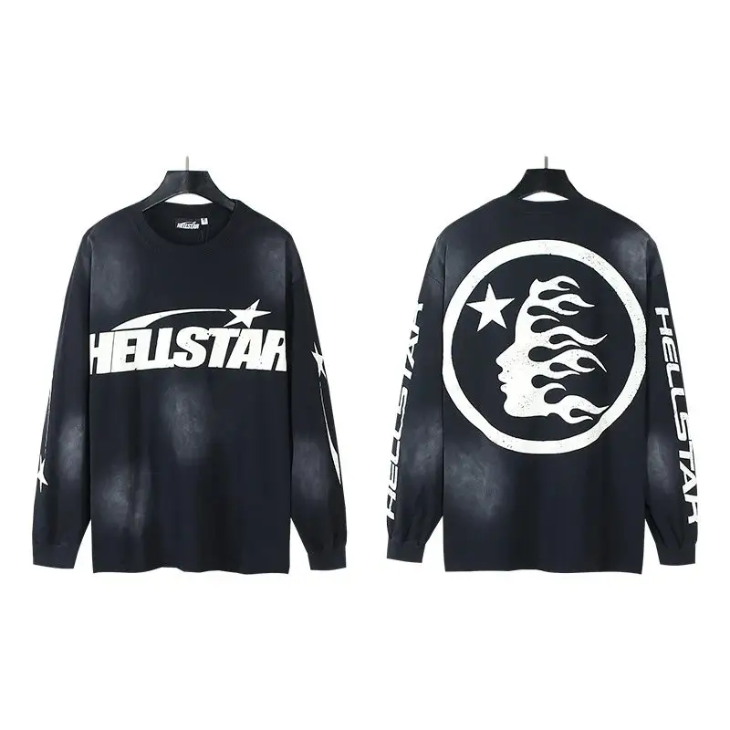 Hellstar Tee Hoodie — D105 wash water black colorway — USFans Spreadsheet photo