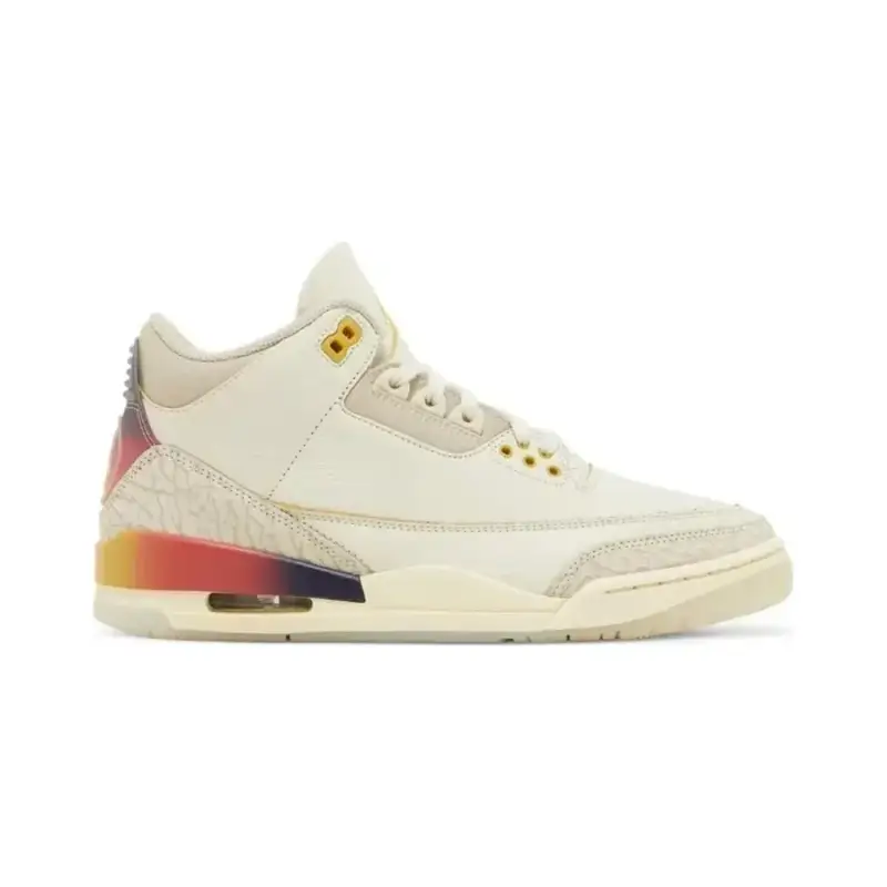 Jordan 3 Black Cat — J. Balvin Medellín Sunset colorway — USFans Spreadsheet photo
