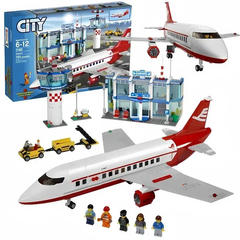 City High-Speed Passenger Train — 61004-civil airport terminal ground passenger plane-about 1.8KG colorway — USFans Spreadsheet photo