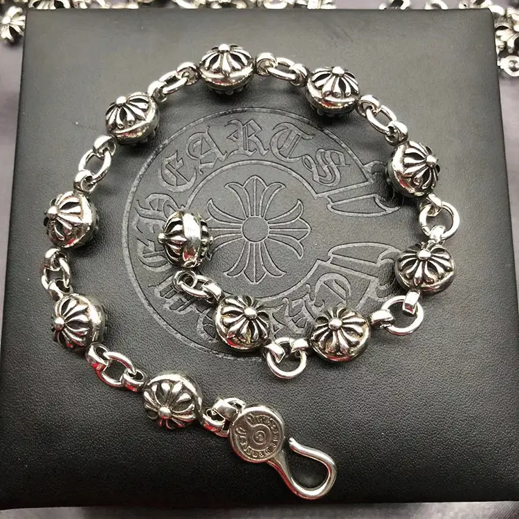 Chrome Hearts Thick Bracelet With Cross — S18 colorway — USFans Spreadsheet photo