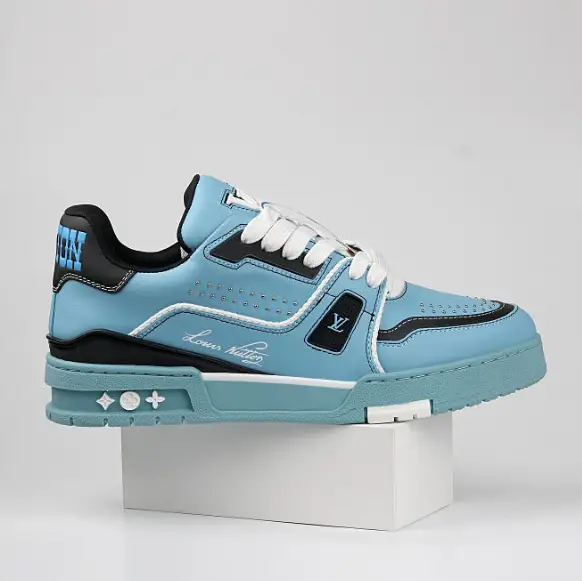 LV Trainers Monogram Black Denim Sneakers — 38 colorway — Kakobuy Spreadsheet photo