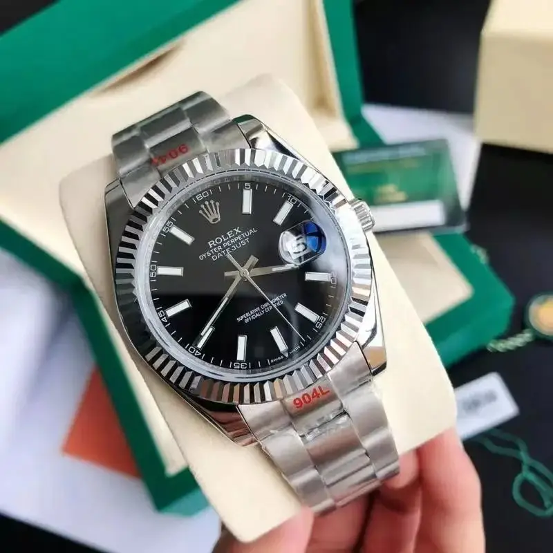 Rolex — Silver Black Plate-Three Beads Strap Mineral Reinforced Mirror Glass colorway — USFans Spreadsheet photo