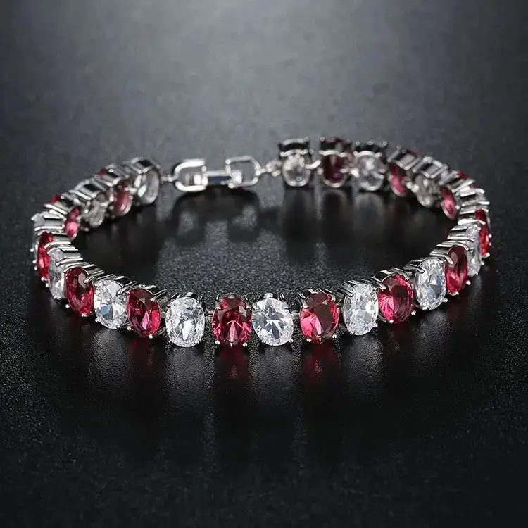 Random Bracelet — KSB00068 Platinum Red Diamond colorway — USFans Spreadsheet photo