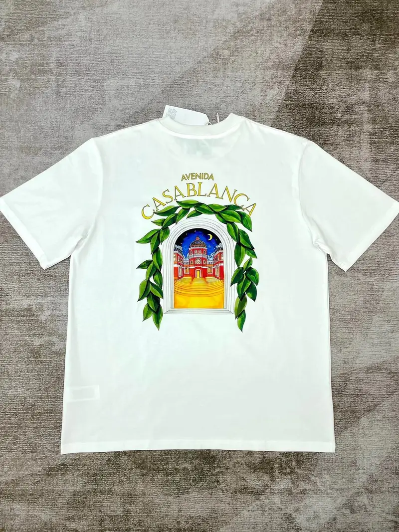 Casablanca T-Shirt — White 17 colorway — USFans Spreadsheet photo