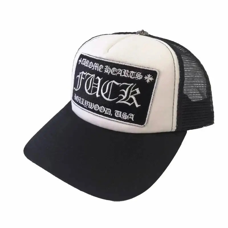 Chrome Hearts Caps — FK curved eaves black and white colorway — USFans Spreadsheet photo