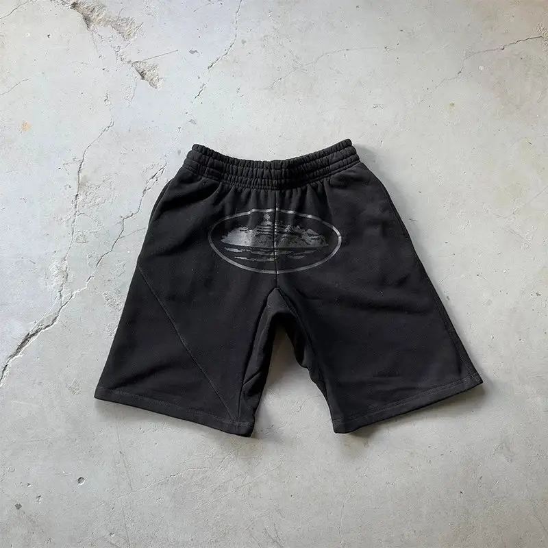 Corteiz short — 002/black print black colorway — USFans Spreadsheet photo