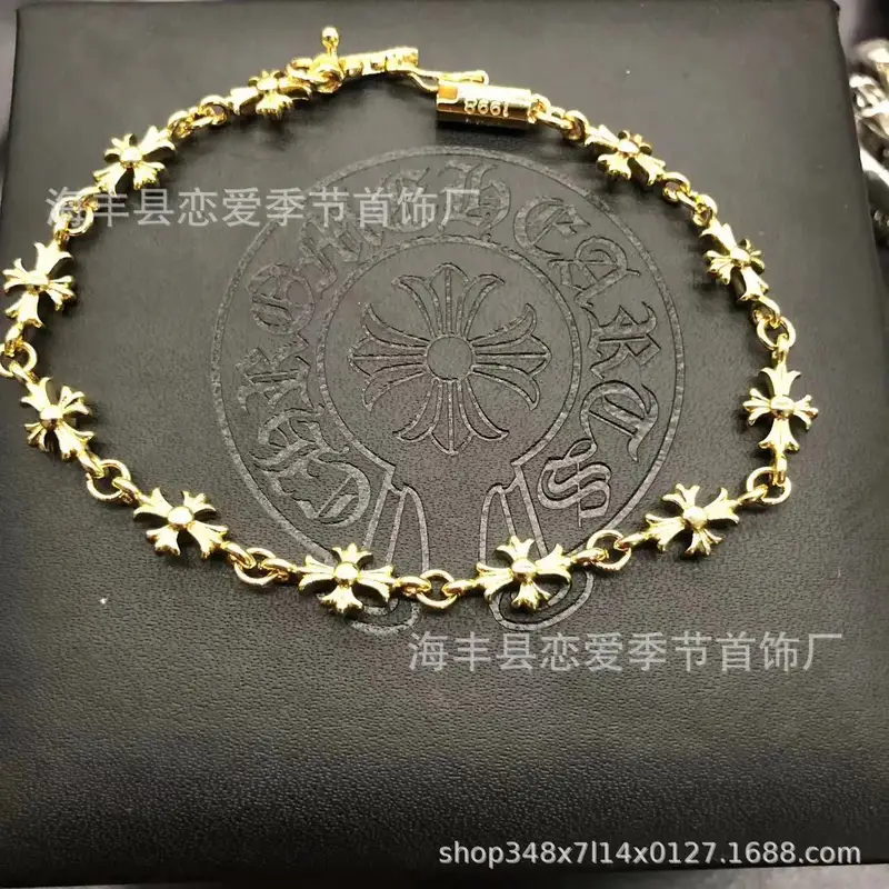 Chrome Hearts bracelet — Golden Cross Flower colorway — USFans Spreadsheet photo