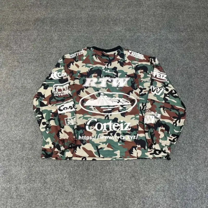 Corteiz Jacket — Camouflage green colorway — USFans Spreadsheet photo