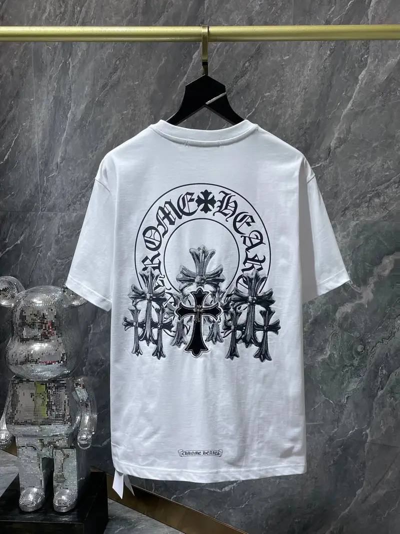 Chrome Hearts Leather Tee — 8560 White colorway — USFans Spreadsheet photo