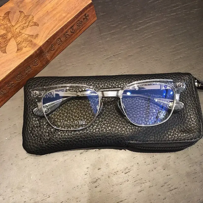 Chrome Hearts Sunglasses — Transparent gray colorway — USFans Spreadsheet photo