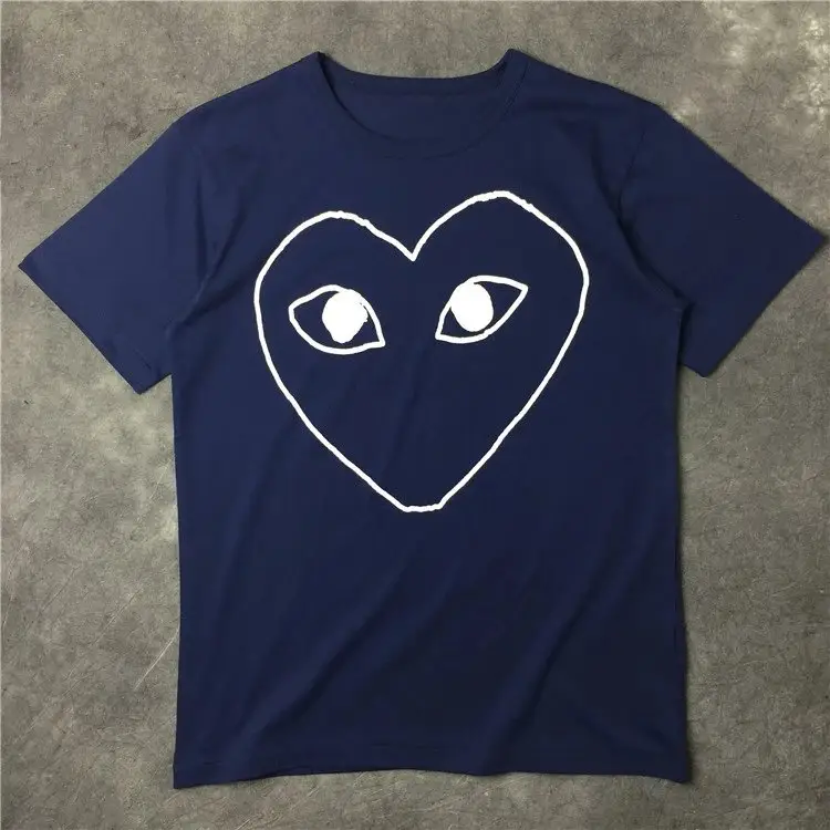 CDG T-Shirts — Dark Blue Hollow colorway — USFans Spreadsheet photo