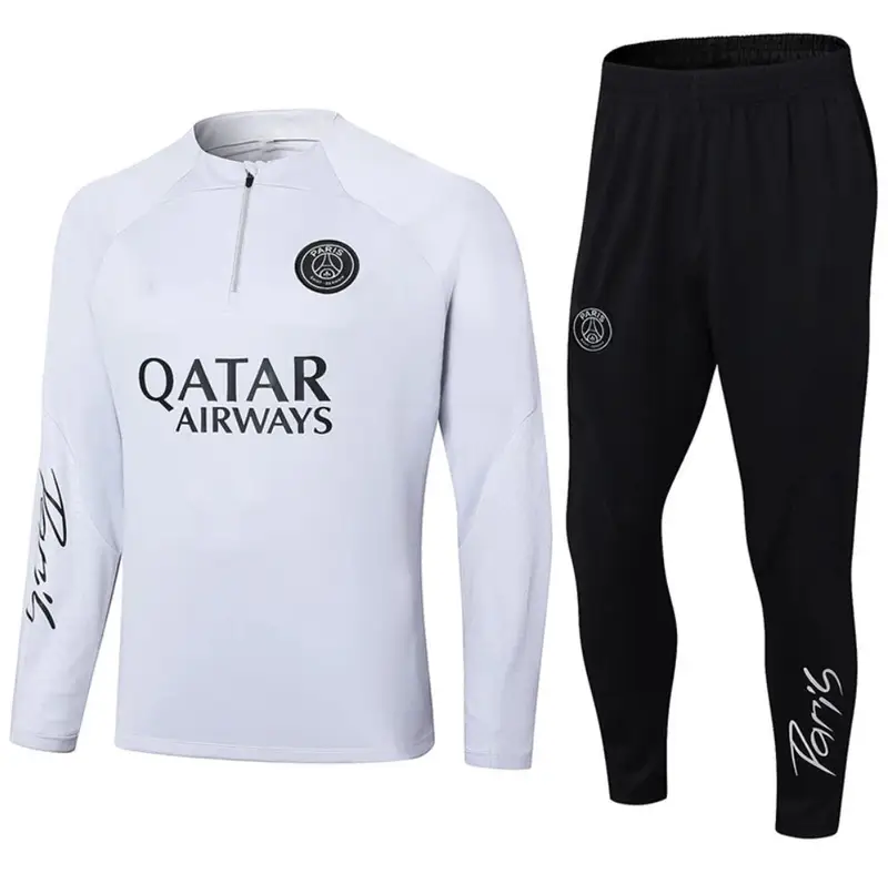 Football Set Tracksuit — 2324 paris light gray colorway — USFans Spreadsheet photo