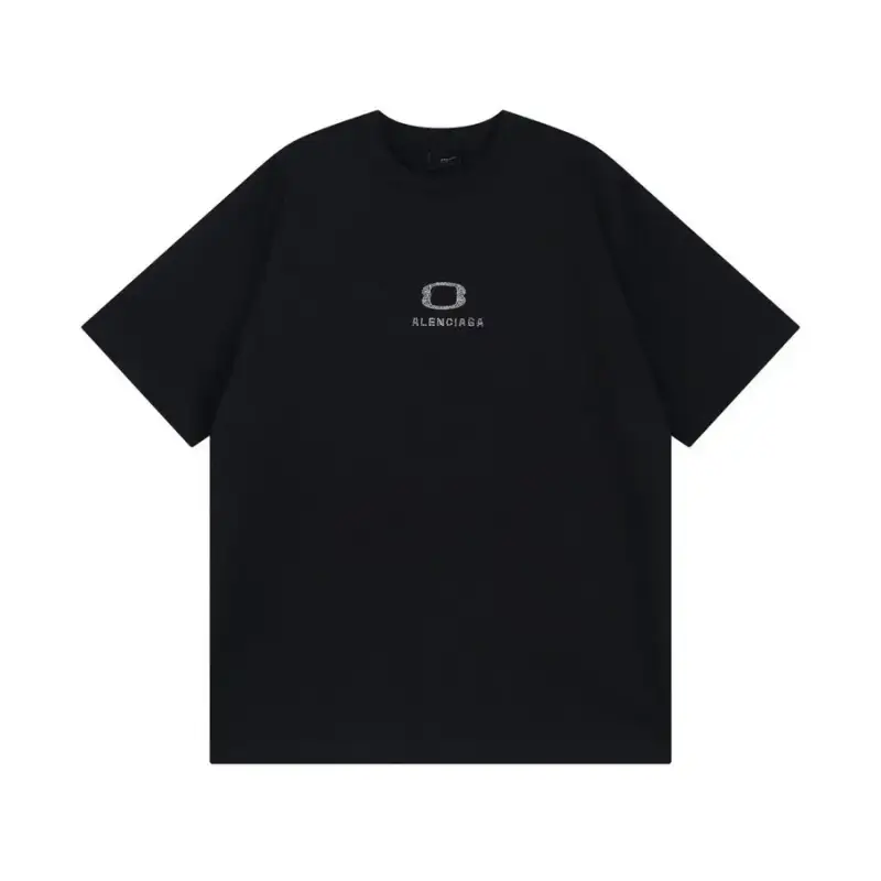 Balenciaga Glitched Logo Shirt — black colorway — USFans Spreadsheet photo