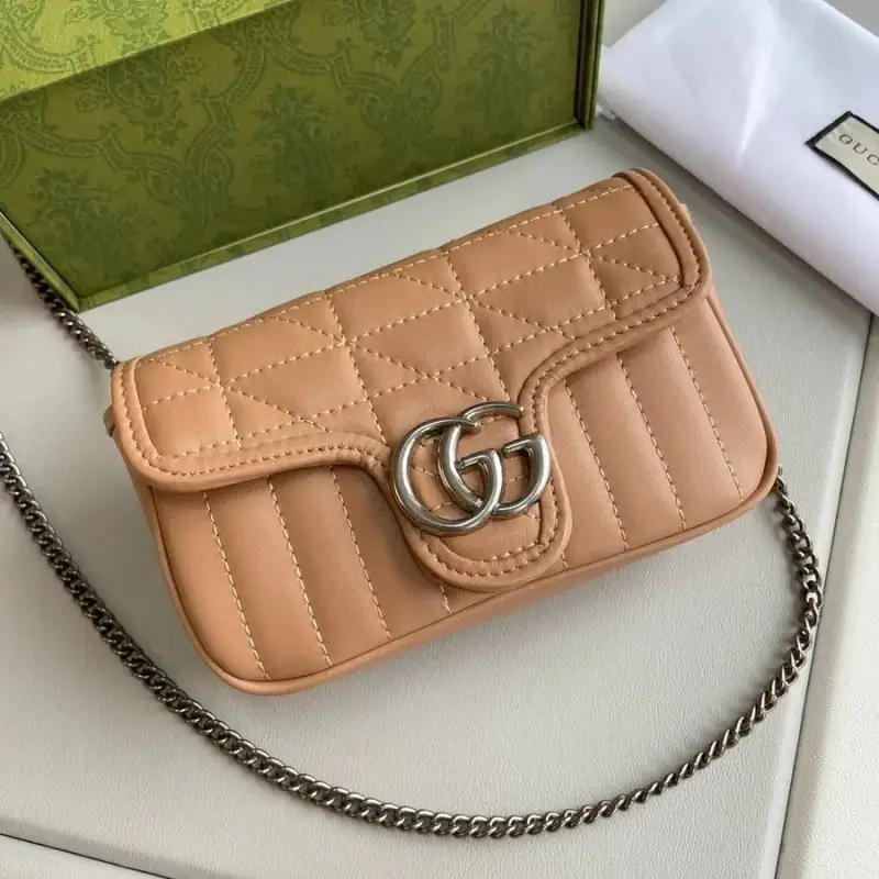 Gucci GG marmont — 16.5cm apricot colorway — USFans Spreadsheet photo