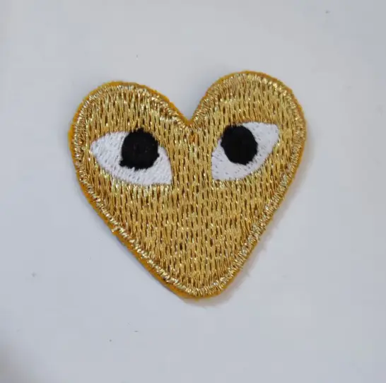 CDG T-Shirts — Two golden hearts colorway — USFans Spreadsheet photo