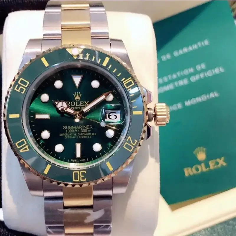 Rolex — **Gradient Golden Green Water Ghost colorway — USFans Spreadsheet photo