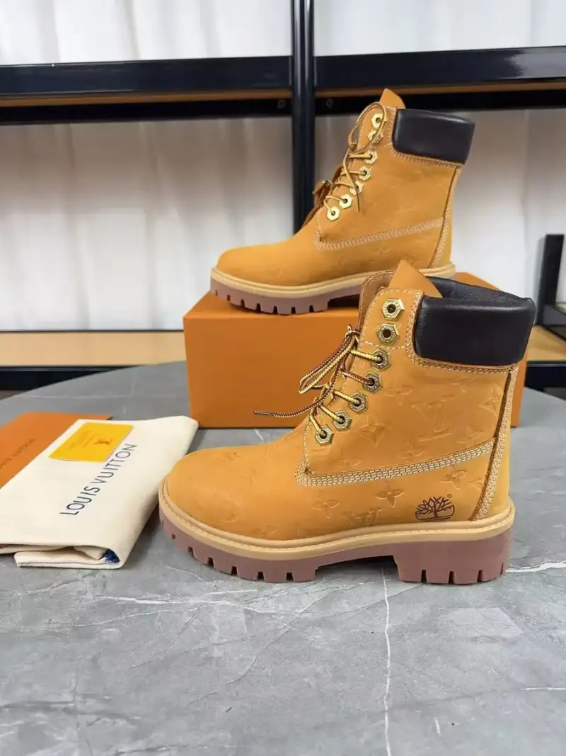 Timberland x LV Shoes — brown colorway — USFans Spreadsheet photo