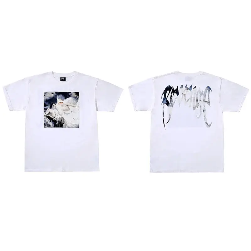 Revenge T-Shirts — White oil painting colorway — Kakobuy Spreadsheet photo