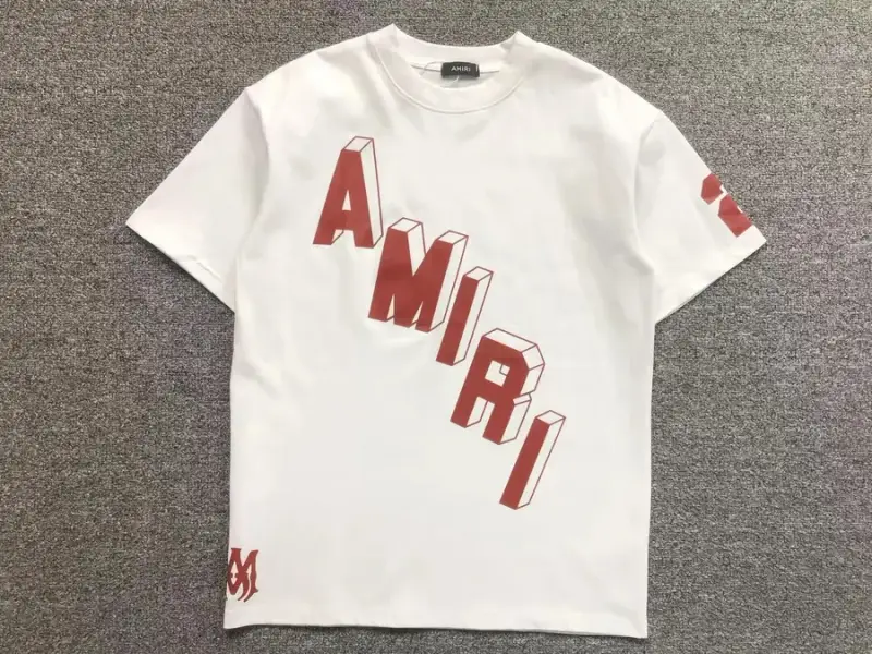 Amiri T-Shirts — white colorway — USFans Spreadsheet photo