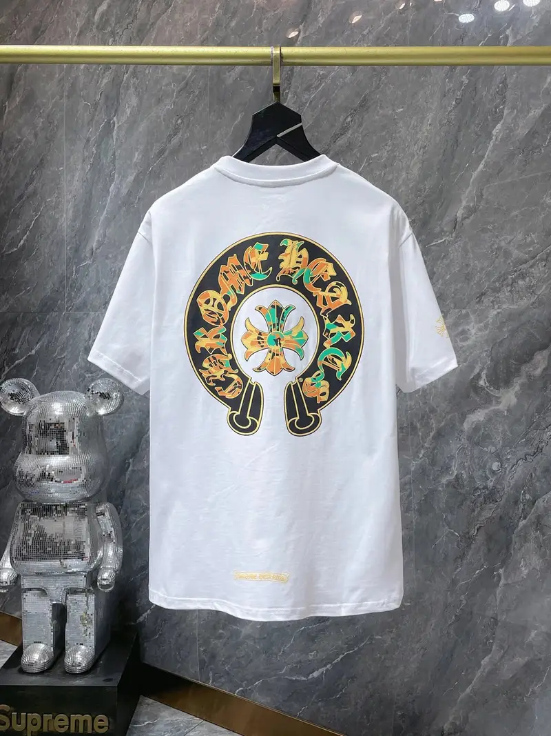 Chrome Hearts Leather Tee — 8778 White colorway — USFans Spreadsheet photo