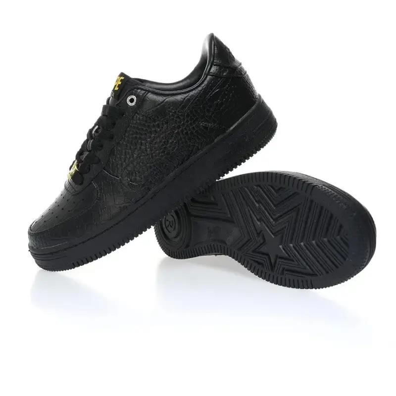 Bapesta Sneakers — OVO x Bape Black colorway — Kakobuy Spreadsheet photo